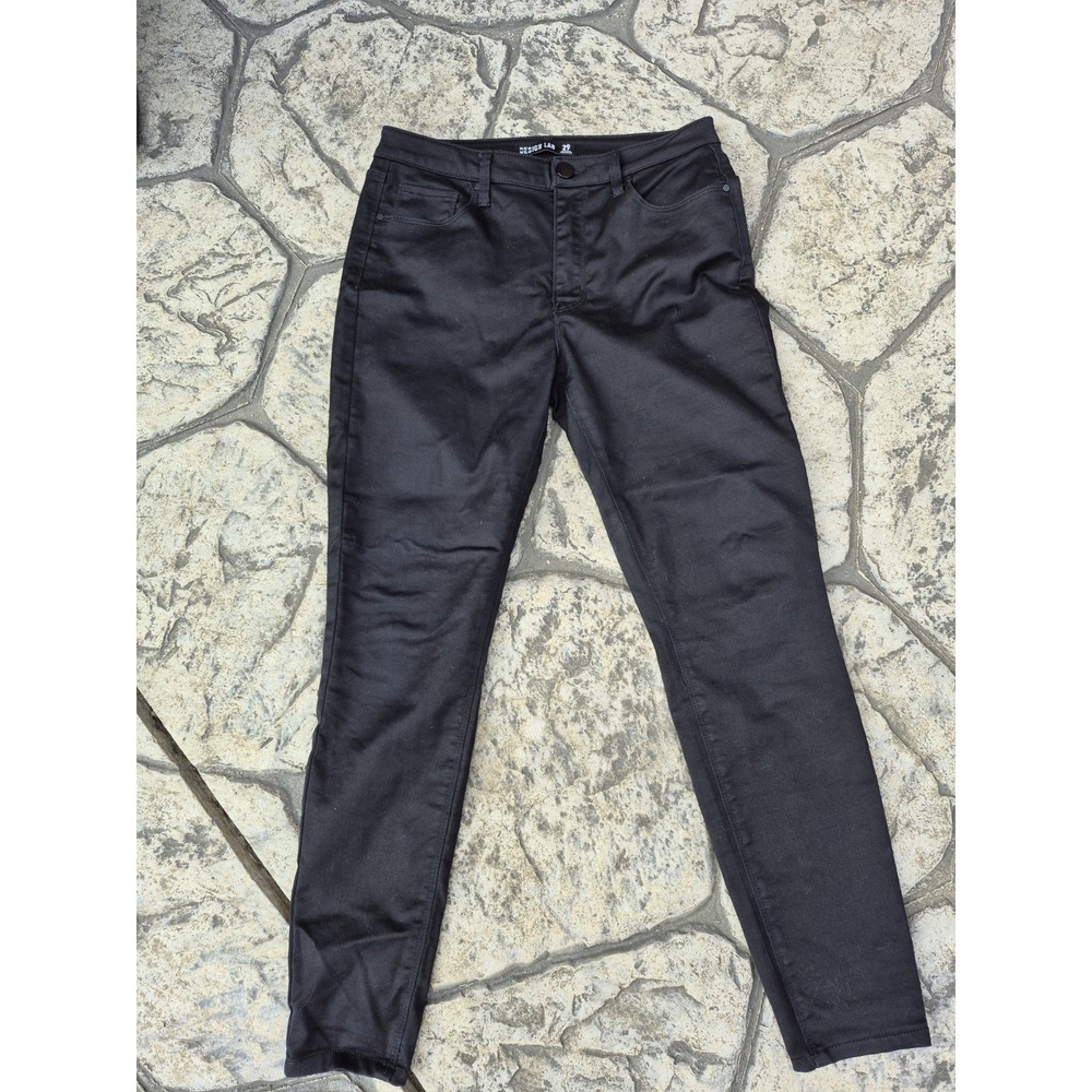 Design Lab Womens Pants‎ Black Office Career Comfortable Stretchy Size 29 EUC